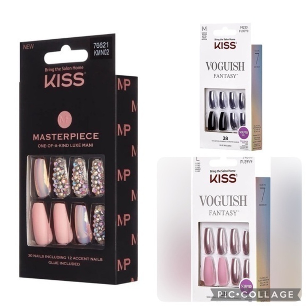 Kiss Nails Masterpiece and Voguish